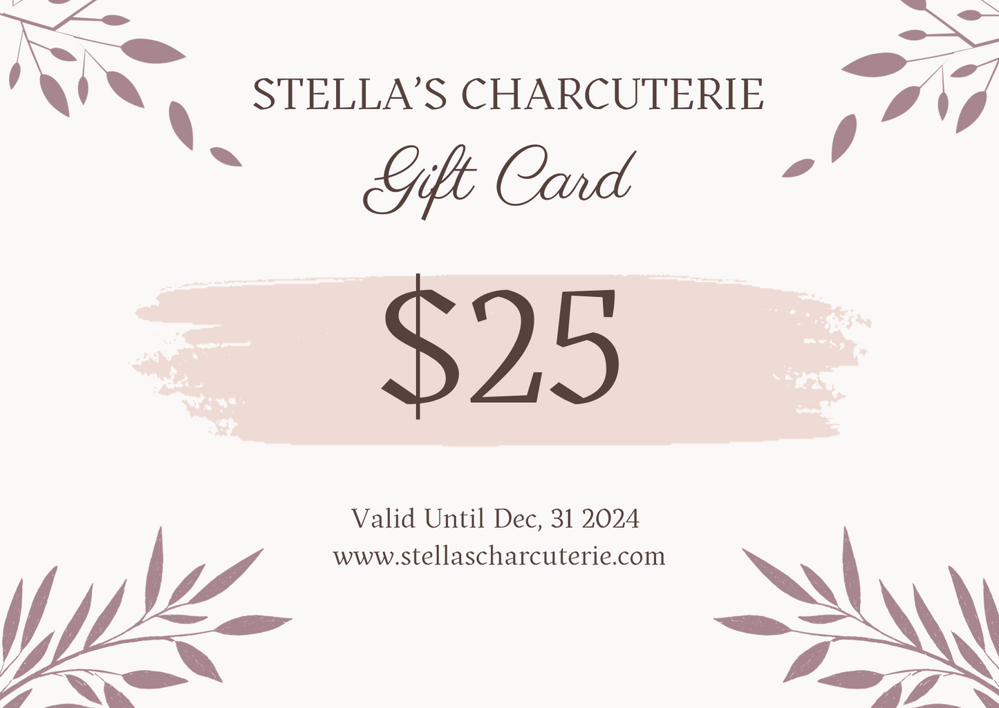 Stella's Charcuterie Gift Card